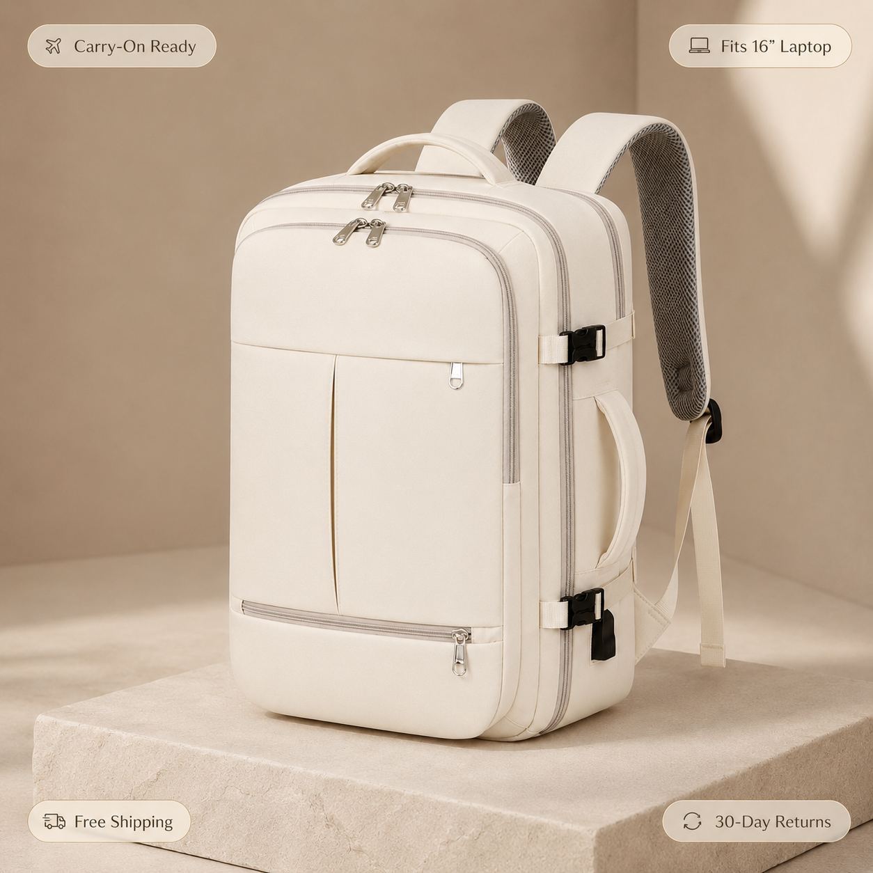 Roamelle Carry-On Travel Backpack