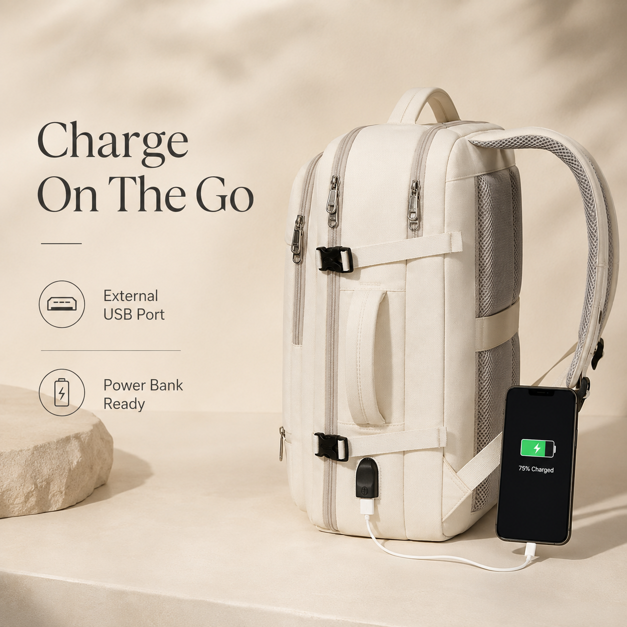 Roamelle Carry-On Travel Backpack